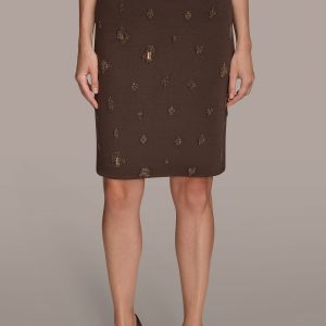 BEAD PENCIL SKIRT