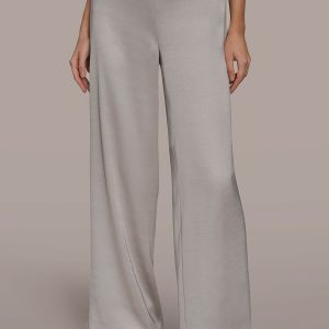 EXTRA HIGH-RISE SATIN PULL-ON PANT