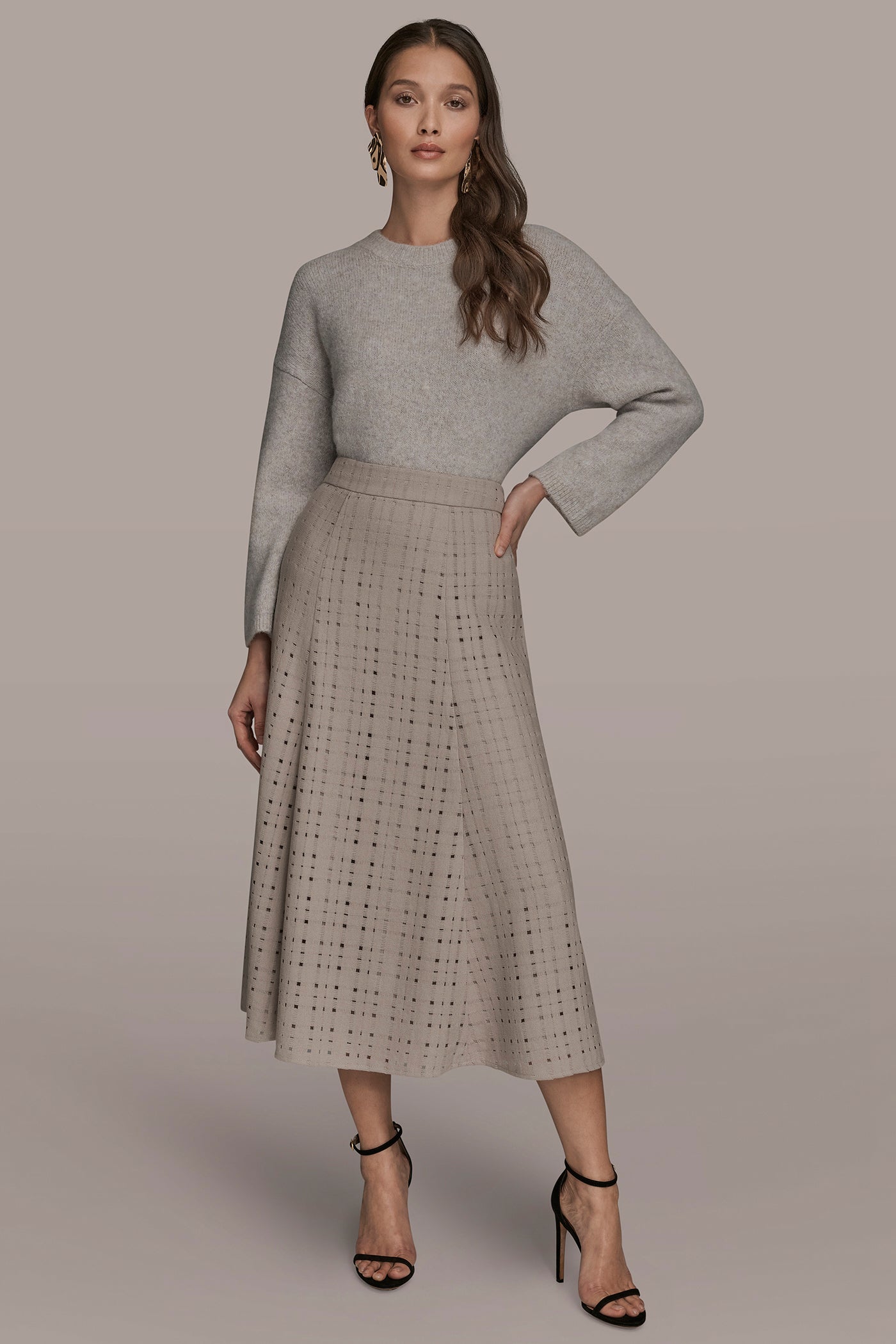 PERFORATED A-LINE SKRT - Image 6