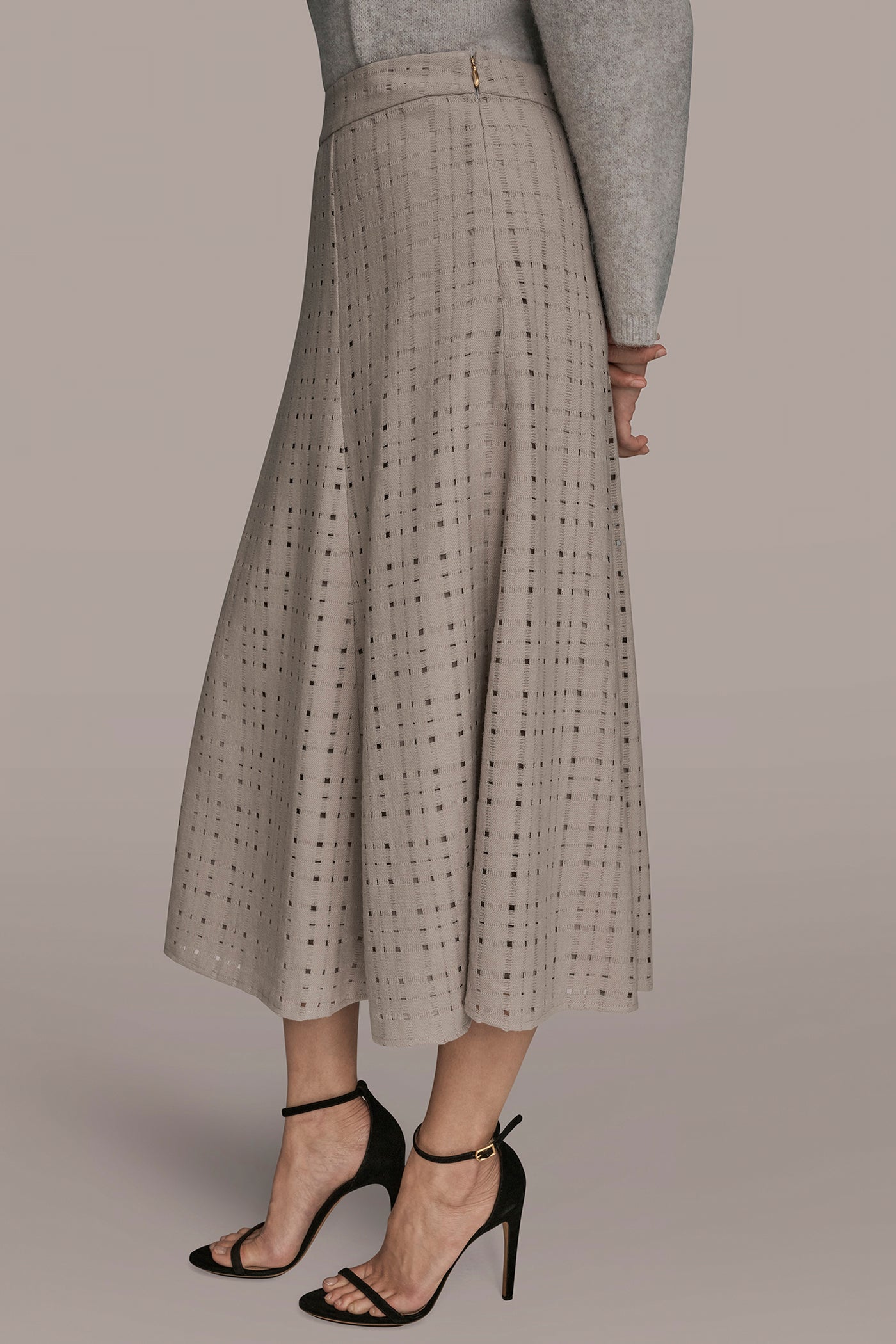 PERFORATED A-LINE SKRT - Image 3