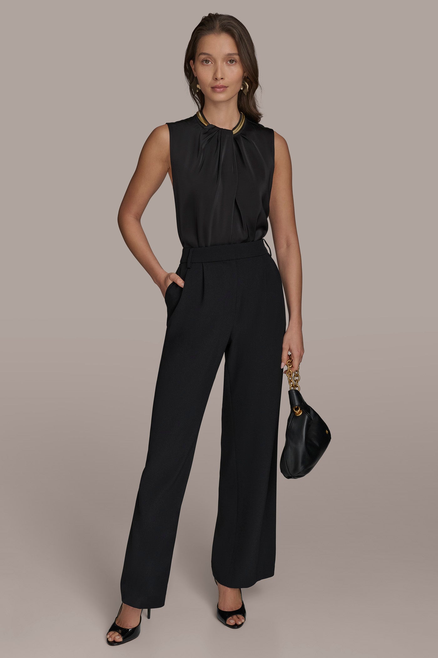 WIDE PANT WITH PLEATS - Image 4
