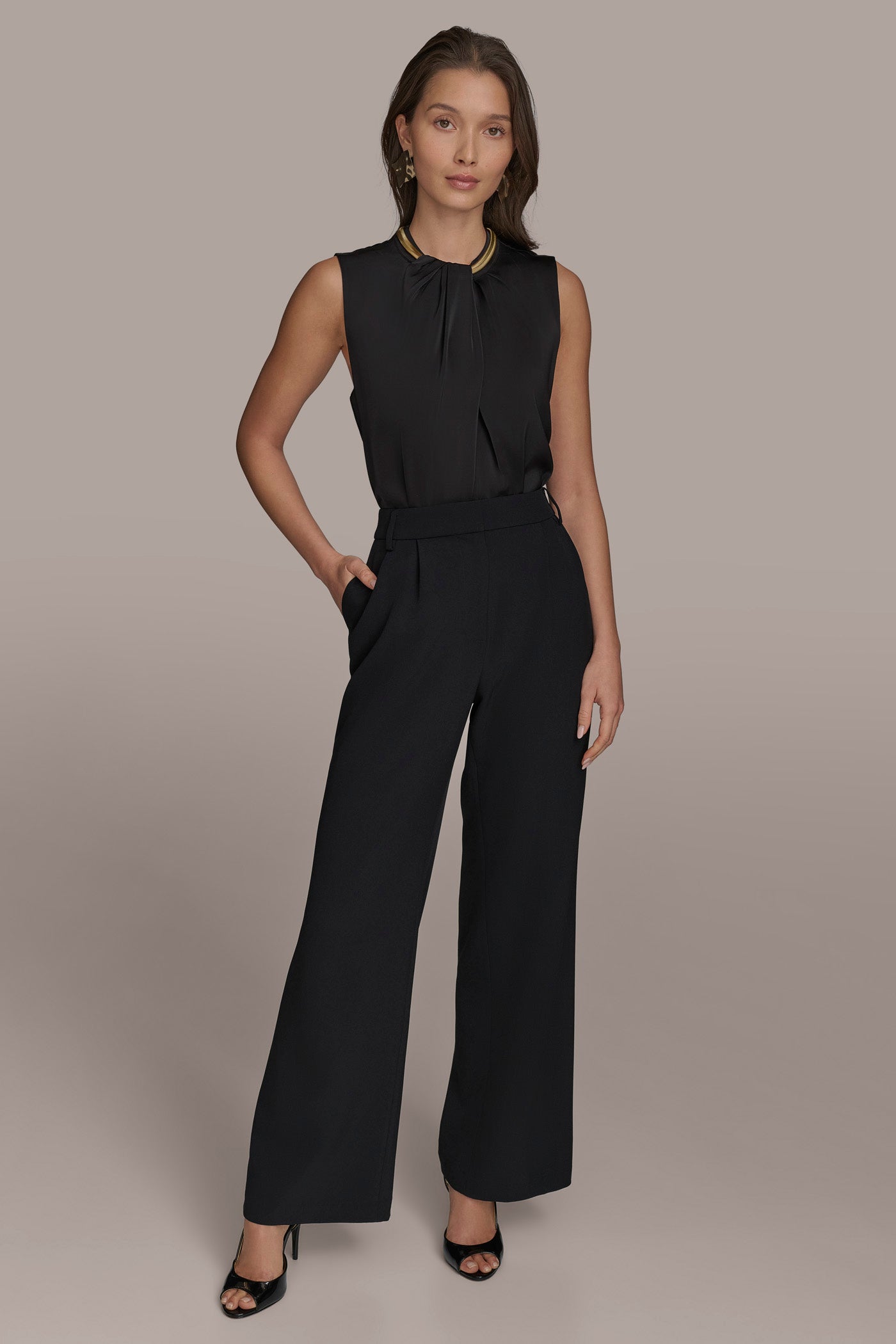 WIDE PANT WITH PLEATS - Image 5