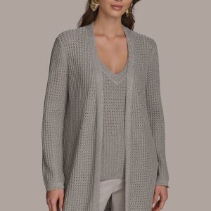 OPEN WEAVE TOP