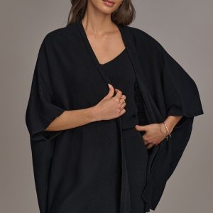 CASHMERE SHORT SLEEVE CARDIGAN