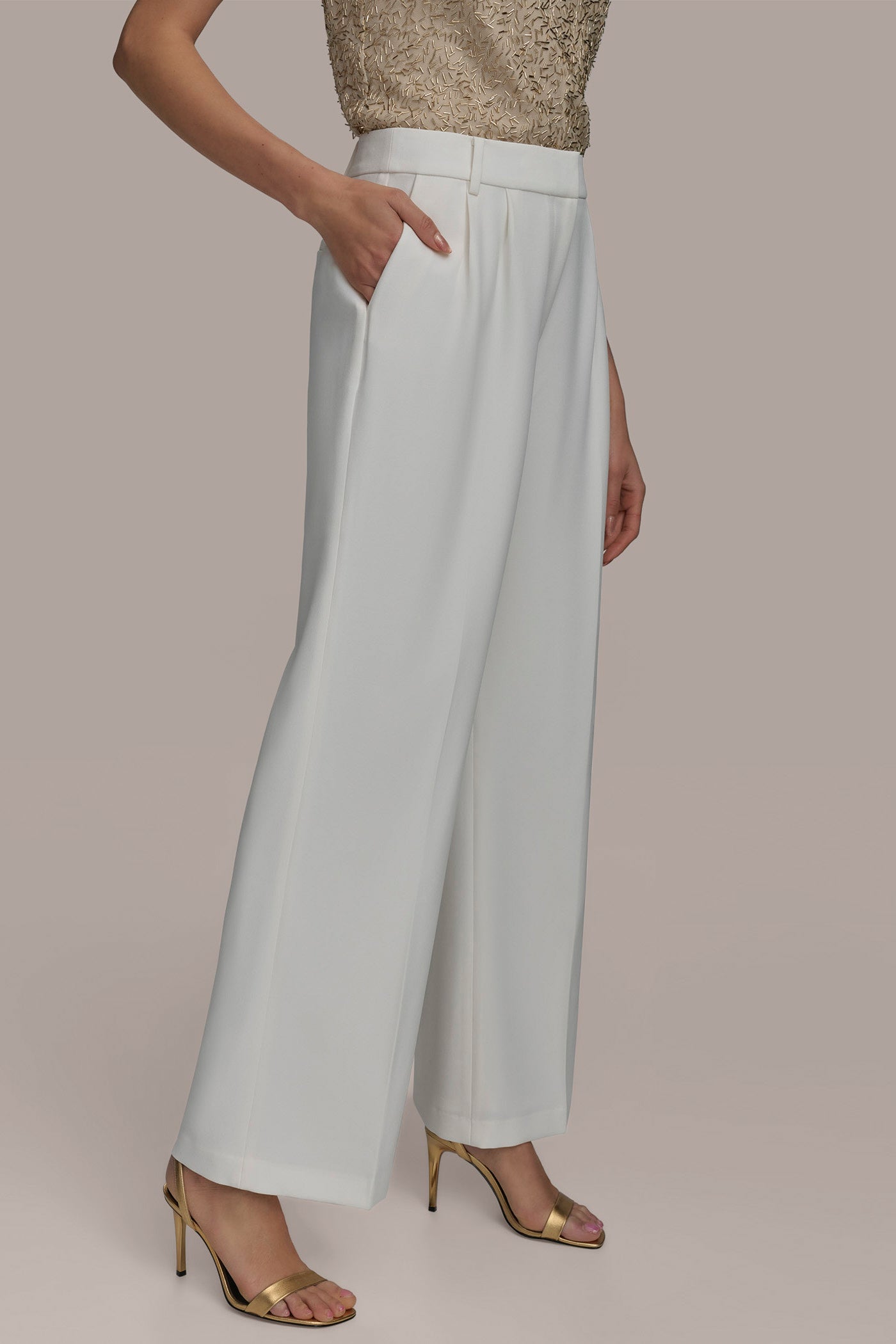 WIDE PANT WITH PLEATS - Image 3