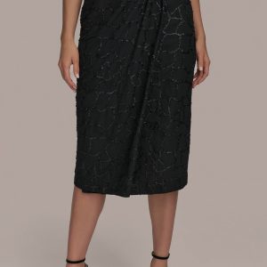 FAUX WRAP SKIRT