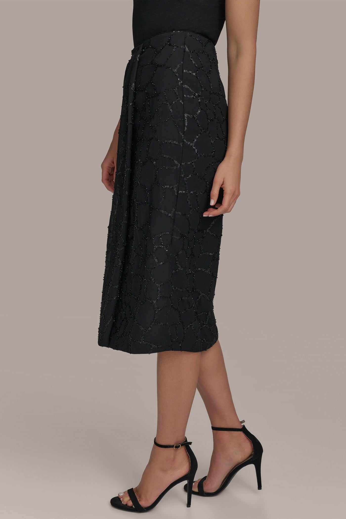 FAUX WRAP SKIRT - Image 3