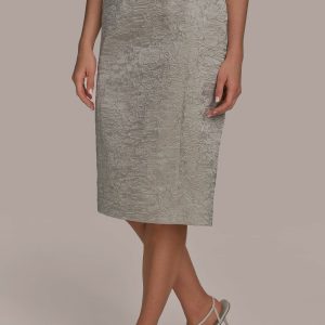 CRINKLE PENCIL SKIRT