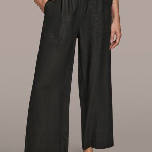 LINEN EXTRA HIGH-RISE PAPERBAG PANT