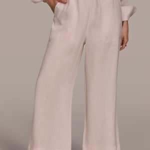 LINEN EXTRA HIGH-RISE PAPERBAG PANT