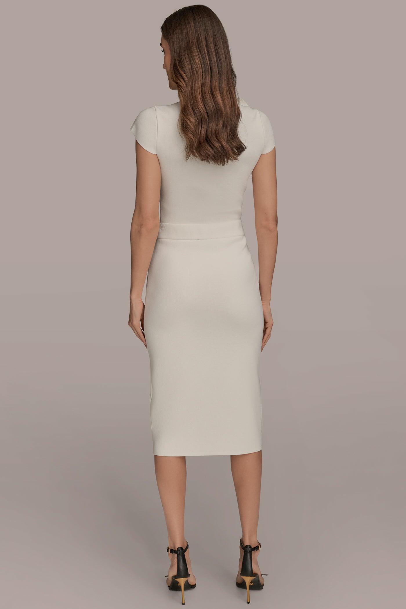 MIDI SWEATER PENCIL SKIRT - Image 5