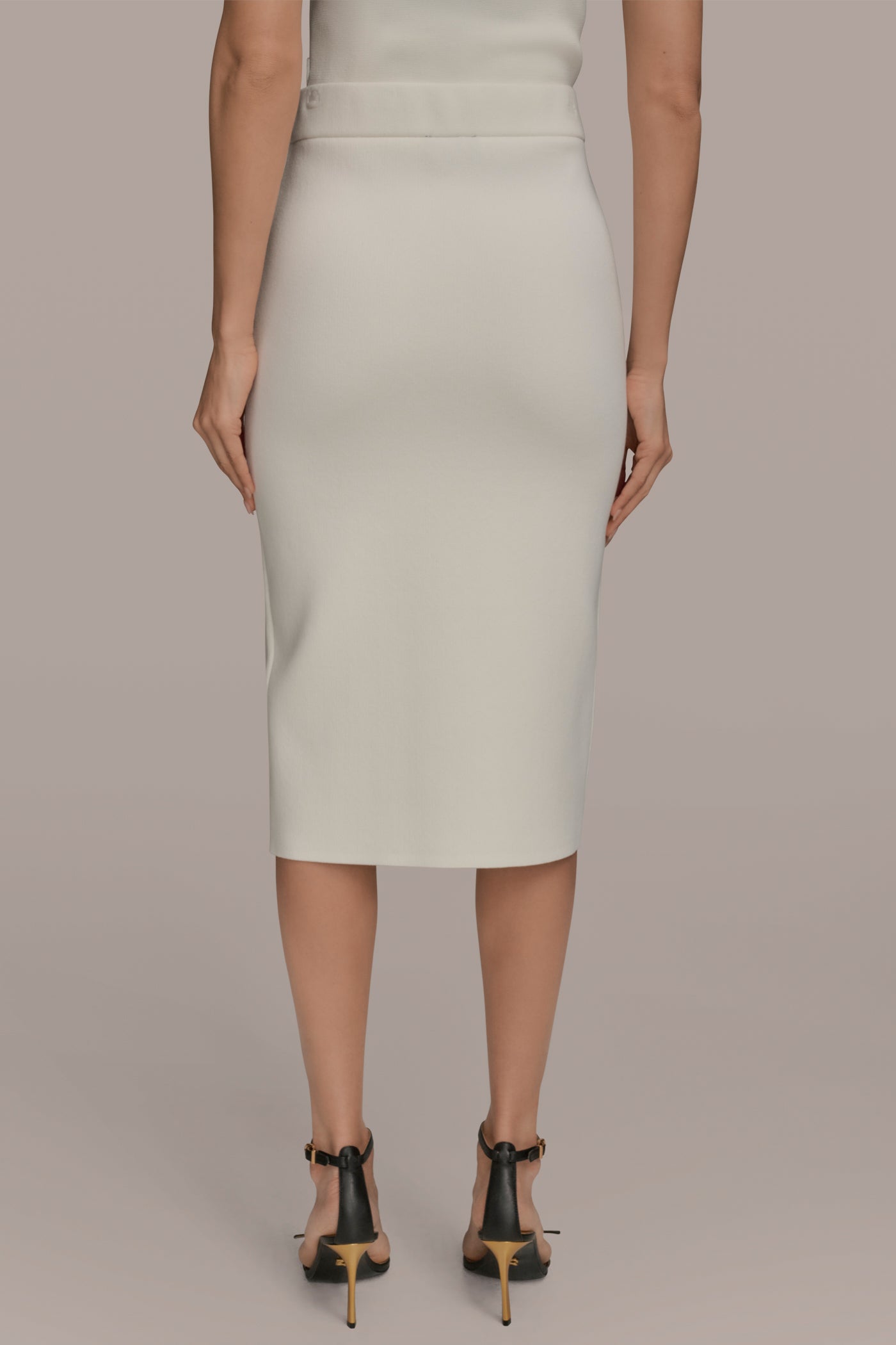 MIDI SWEATER PENCIL SKIRT - Image 2