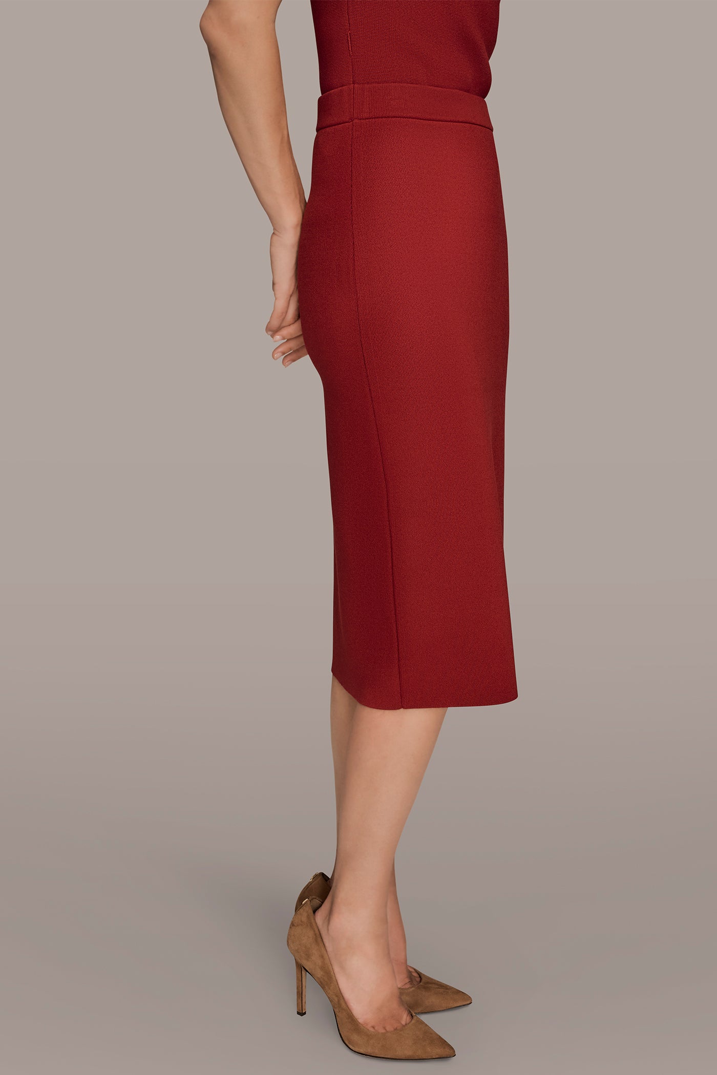 MIDI KNIT SKIRT - Image 3