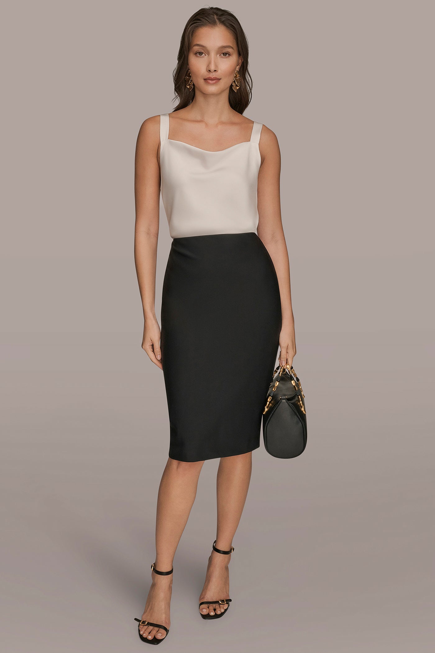 MIDI PENCIL SKIRT - Image 3